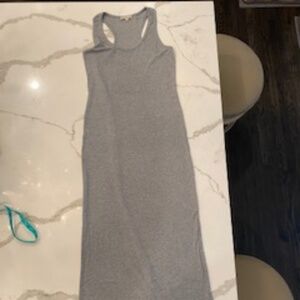 Joan Vass tank dress Medium gray